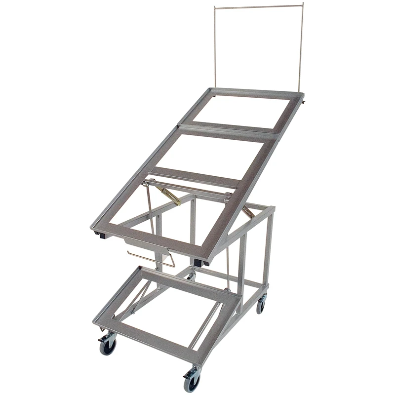 Geflochtener Korb für Verkaufsdisplay – rechteckig, 61 x 41 x 20 cm, braun
