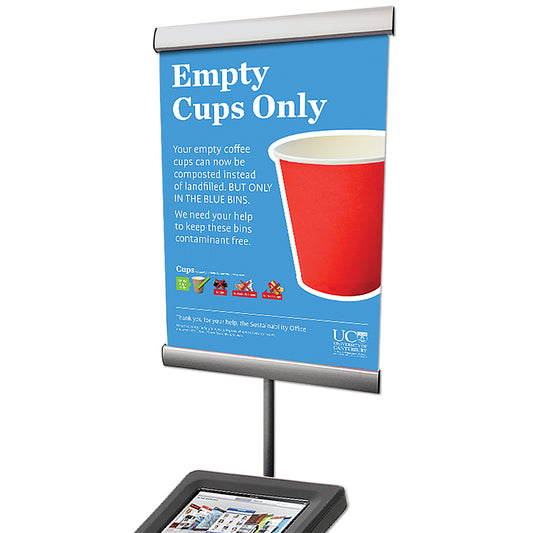 Bannerhalter A3 für iPad Ständer
