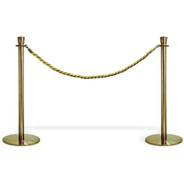 Absperrpfosten, Crowd Barrier, 2 Stände, Gold