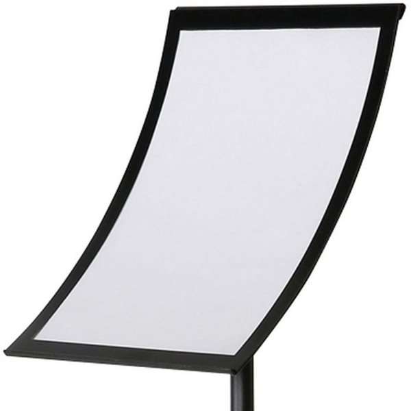 Gebogener Infoständer (Curved) – in verschiedenen Formaten und Farben erhältlich