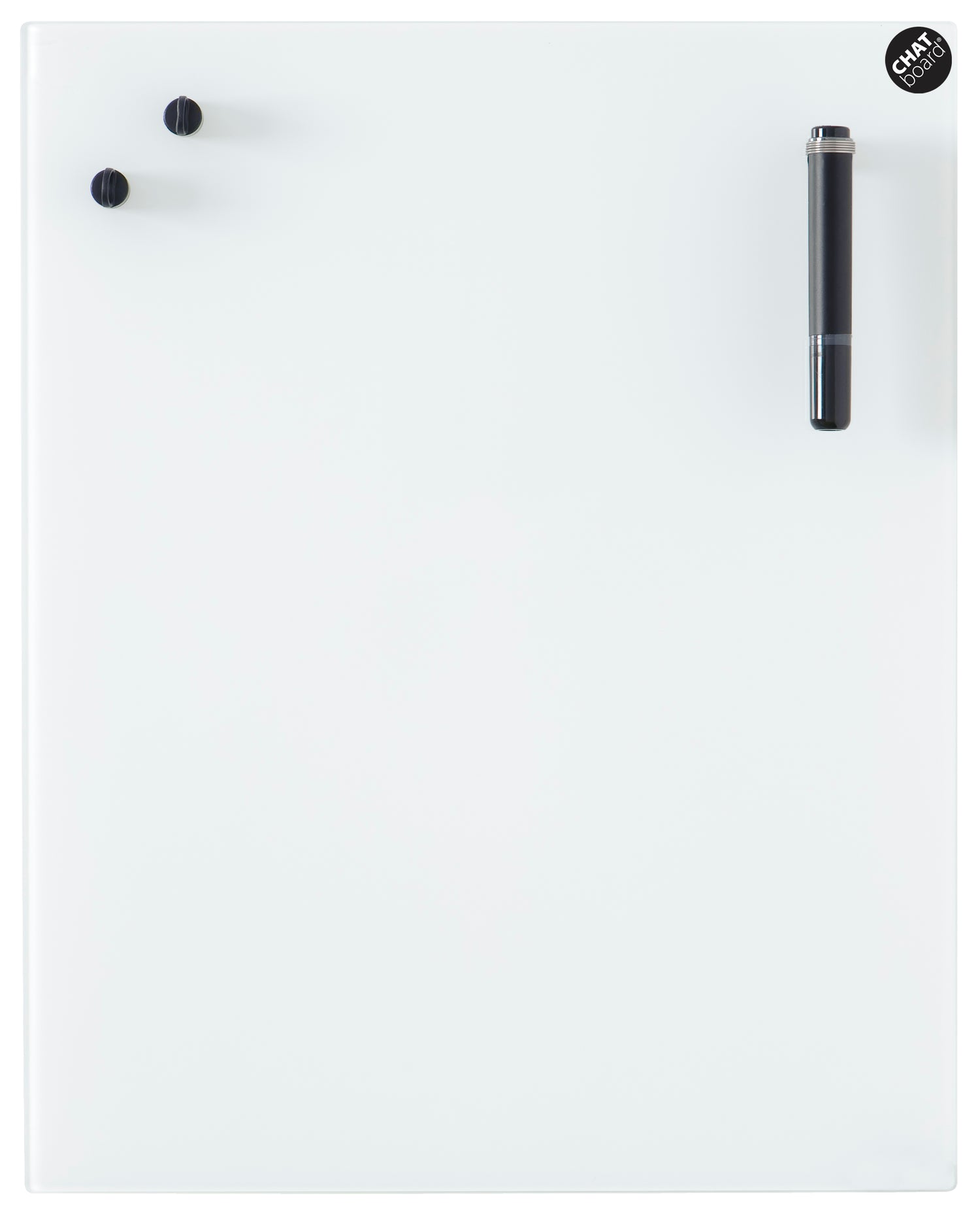Magnetische Glastafel, CHAT BOARD Matt, Pure White