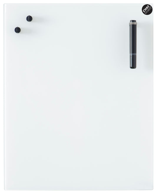 Magnetische Glastafel, CHAT BOARD Matt, Pure White