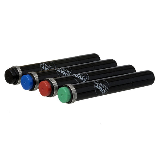 Whiteboard Marker CHAT BOARD Stiftset, 4 Farben Schwarz/Rot/Blau/Grün
