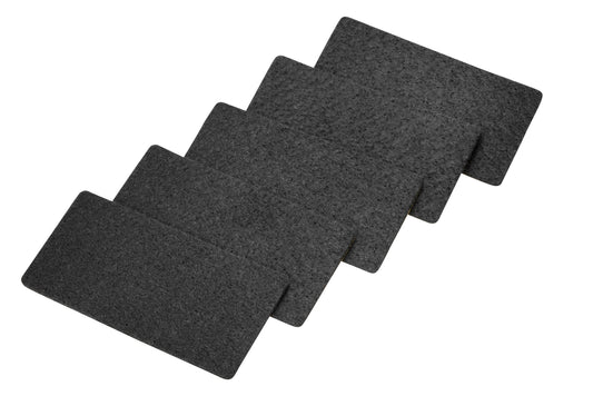 Filzpads CHAT BOARD für Woody Radierer, 5 Stück pro Packung, Schwarz