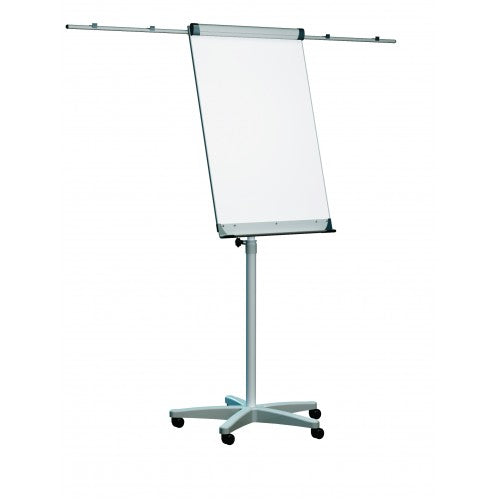 Flipchart-Tafel Flipover Mobile Pro, lackierte magnetische Tafel, 66 x 100 cm, Silber