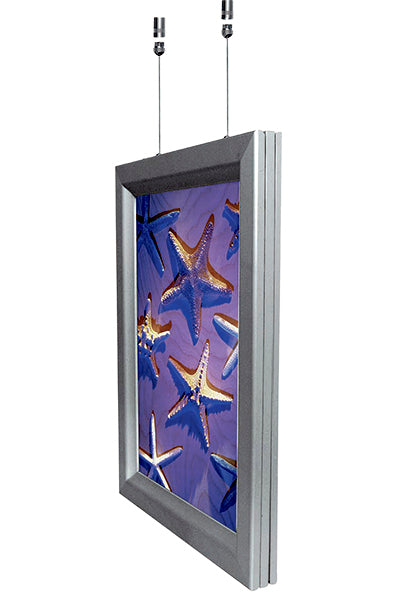 Posterrahmen, SNAP-LIGHT, Silber, Aluminium