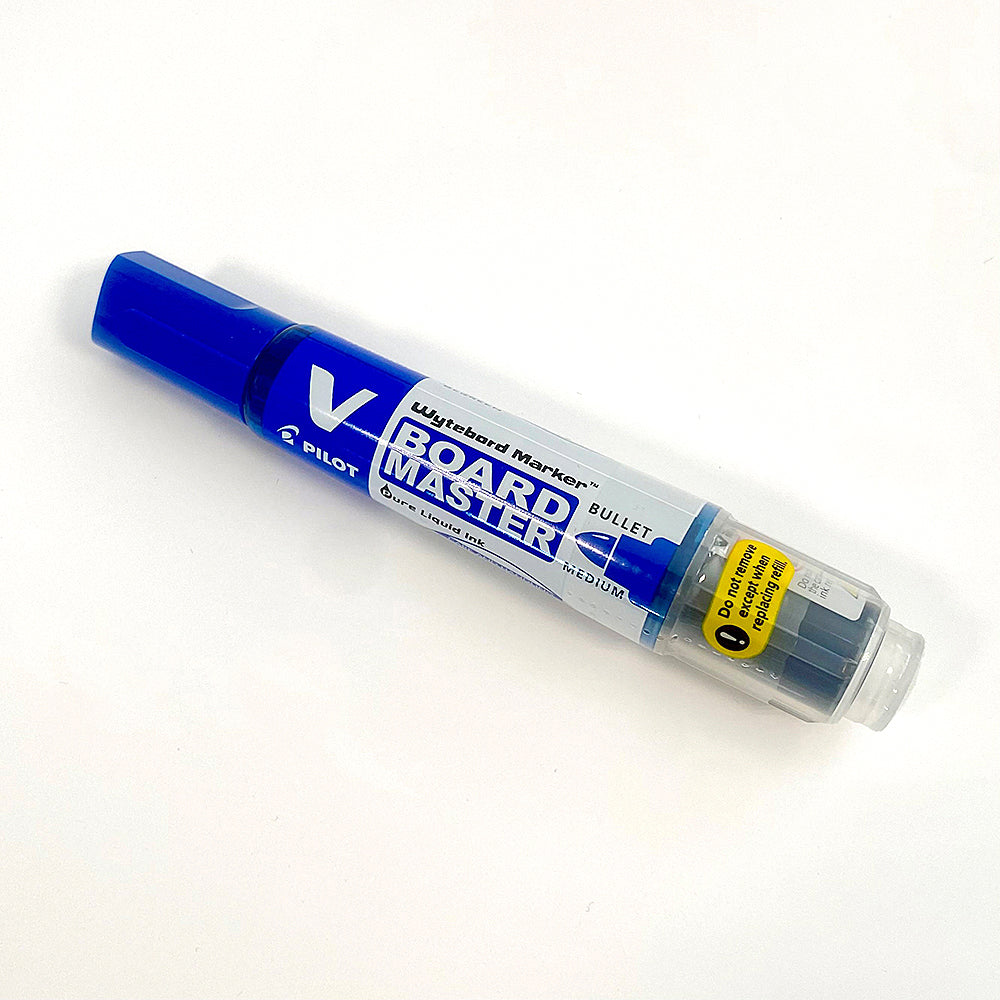 Marker-Nachfüllpackung, für Whiteboard-Marker mit runder Spitze von Pilot, Blau