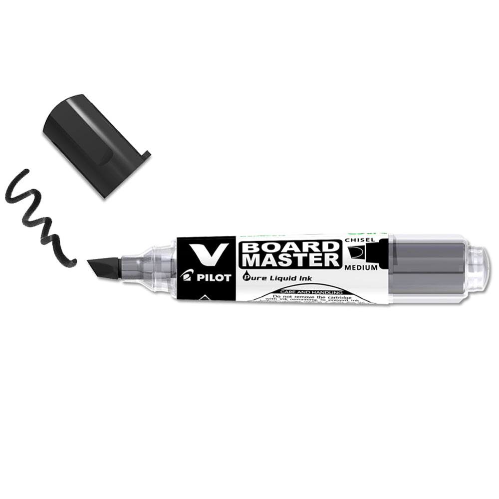 Marker-Nachfüllpackung, für ultrafeine Whiteboard-Marker von Pilot, Schwarz