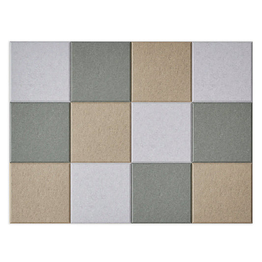 Visual Wall Panels akustikpaneler - Beige sæt - 12stk. 30x30cm - 18mm tykkelse