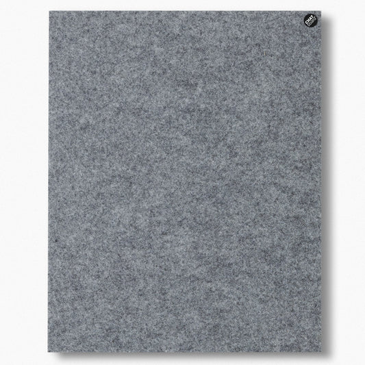 Magnetische und schallabsorbierende, filzbezogene Pinnwand 100 x 150 cm – Buzzifelt Stone Grey