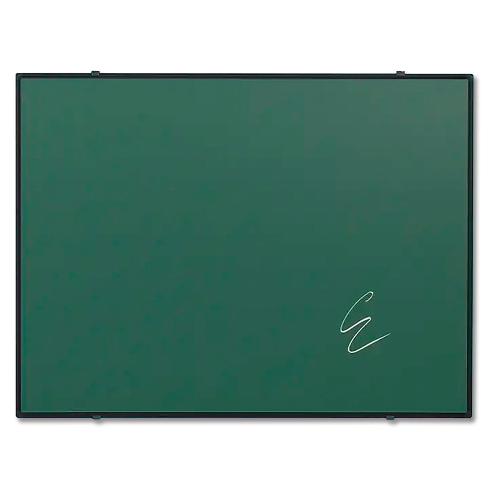 Kreidetafel, grün, schwarzer Aluminiumrahmen, 120x240 cm