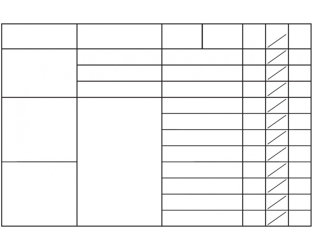 Whiteboard mit Druck, magnetisch