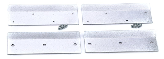 Universelle Tafelhaken, 4er Set, silber