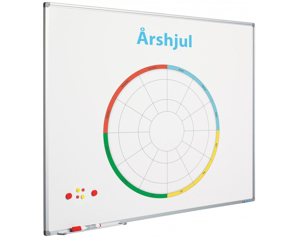 Whiteboard mit Druck, magnetisch
